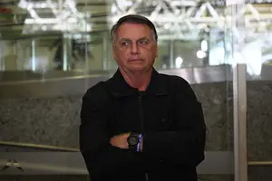 Bolsonaro no STF (Foto: Redes Sociais)