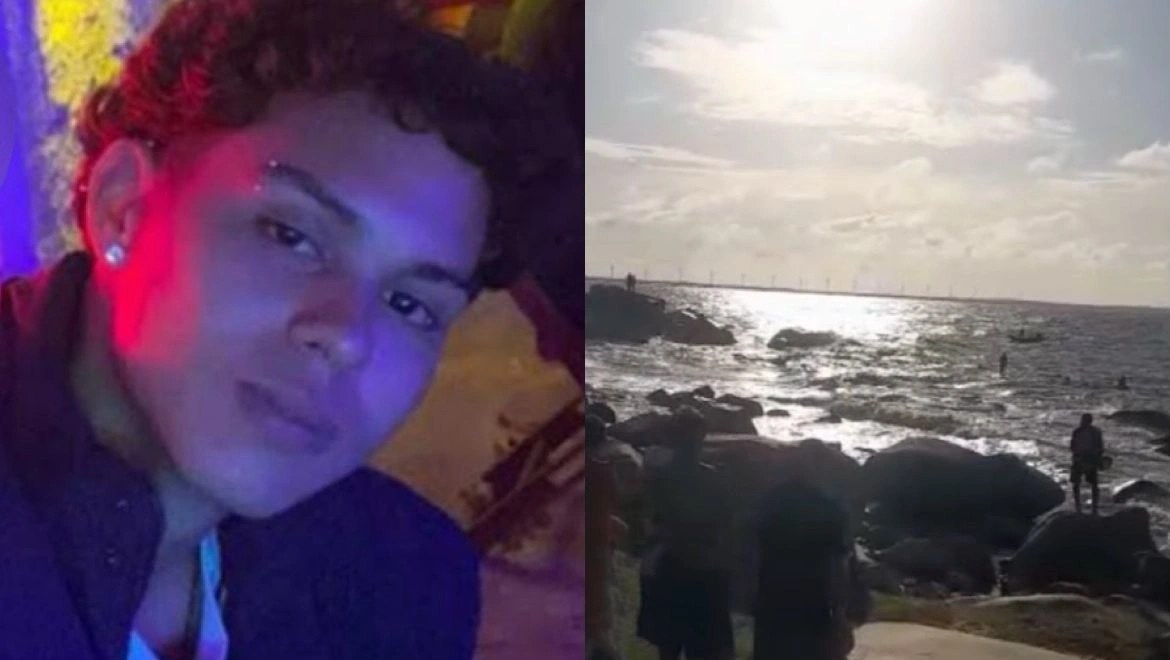 Corpo de jovem do Ceará que se afogou na praia Pedra do Sal, em Parnaíba, é resgatado pelos bombeiros