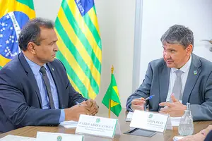 Fábio Abreu e Wellington Dias (Foto: Reprodução)