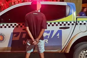 Homem é preso por agredir companheira adolescente de 13 anos em Pio IX (Foto: Ascom/SSP-PI)
