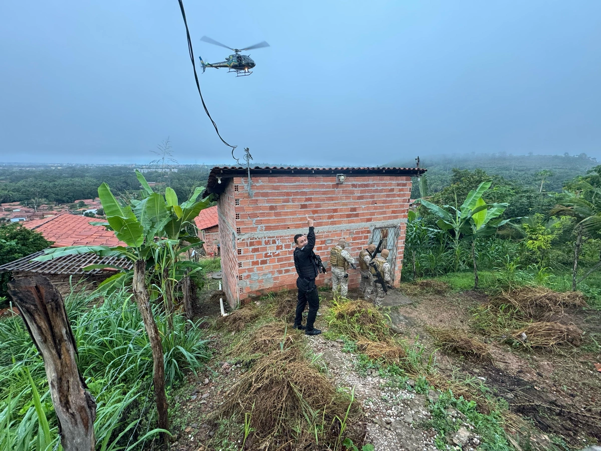 Operação da DRACO. (Foto: Secretaria de Segurança Pública)