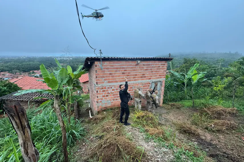 Operação da DRACO. (Foto: Secretaria de Segurança Pública)