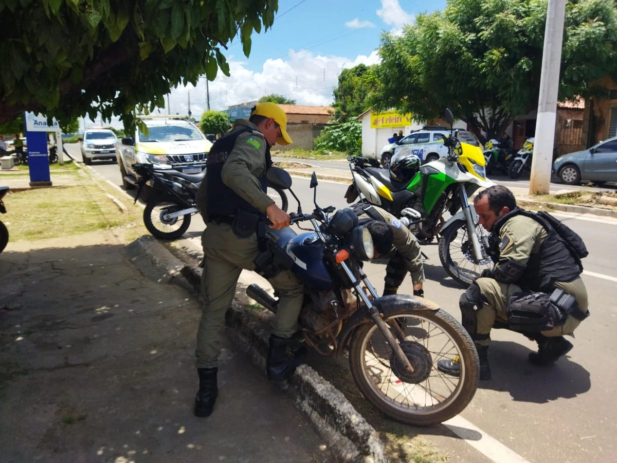Operação “Rota Segura” recupera doze motocicletas em Oeiras, Santa Cruz do Piauí e Colônia do Piauí