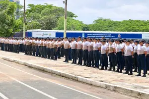 Polícia Militar realiza aula inaugural da nova turma do Curso de Formação de Soldados nesta segunda-feira (24) (Foto: Ascom/SSP-PI)