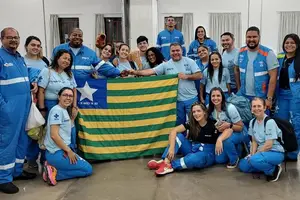 Técnico do SAMU de Teresina participa de força-tarefa nacional contra a dengue em São Paulo (Foto: Foto: arquivo pessoal)