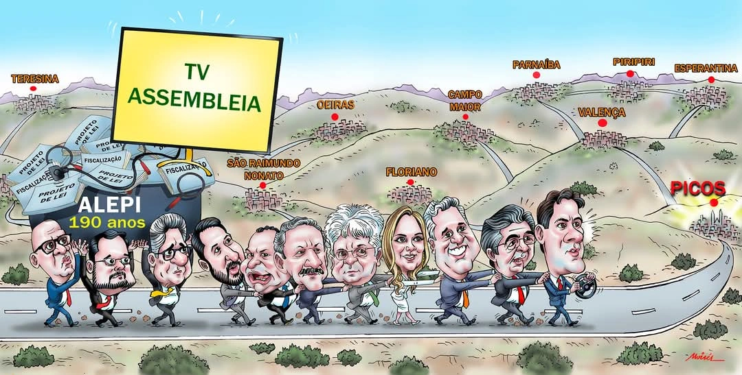 A TV Assembleia em movimento pelo Piauí.