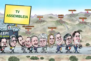 A TV Assembleia em movimento pelo Piauí. (Foto: Moisés)