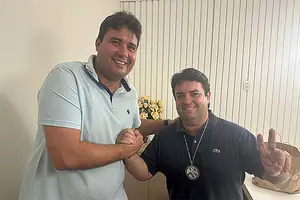 Daniel ao lado de Junqueira (Foto: Reprodução)