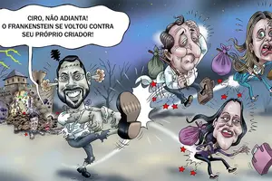 Frankenstein da Parnaíba se volta contra seu criador (Foto: Moisés)