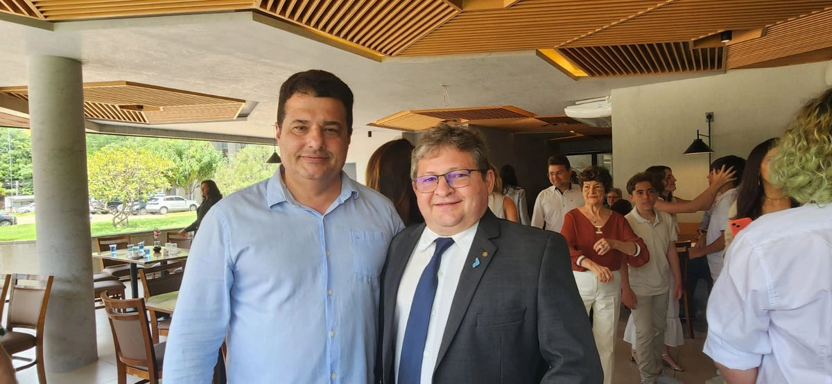 Gustavo Henrique Presidente Esradual do Democracia Cristã no Piauí e o Ex-deputado Estadual Valério Carvalho