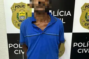 O homem foi idenficado pelas iniciais M.R.P. de C., vulgo “Jabuti”, de 43 anos de idade (Foto: Reprodução)