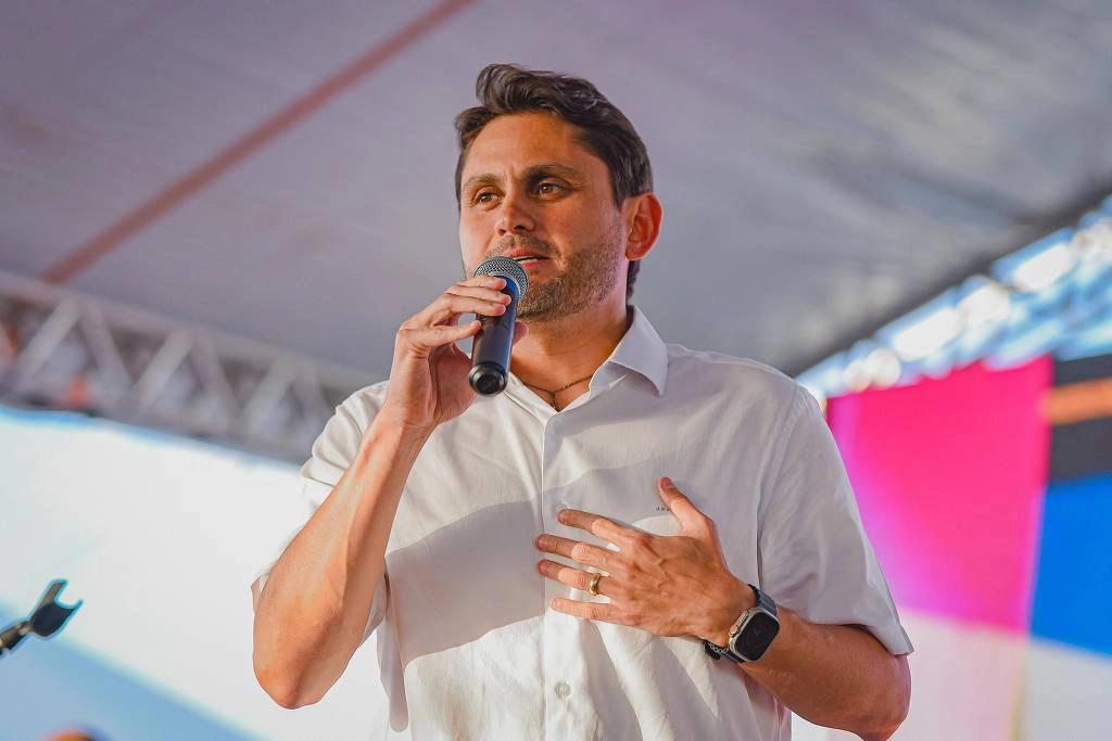 O ministro das Comunicações, Juscelino Filho