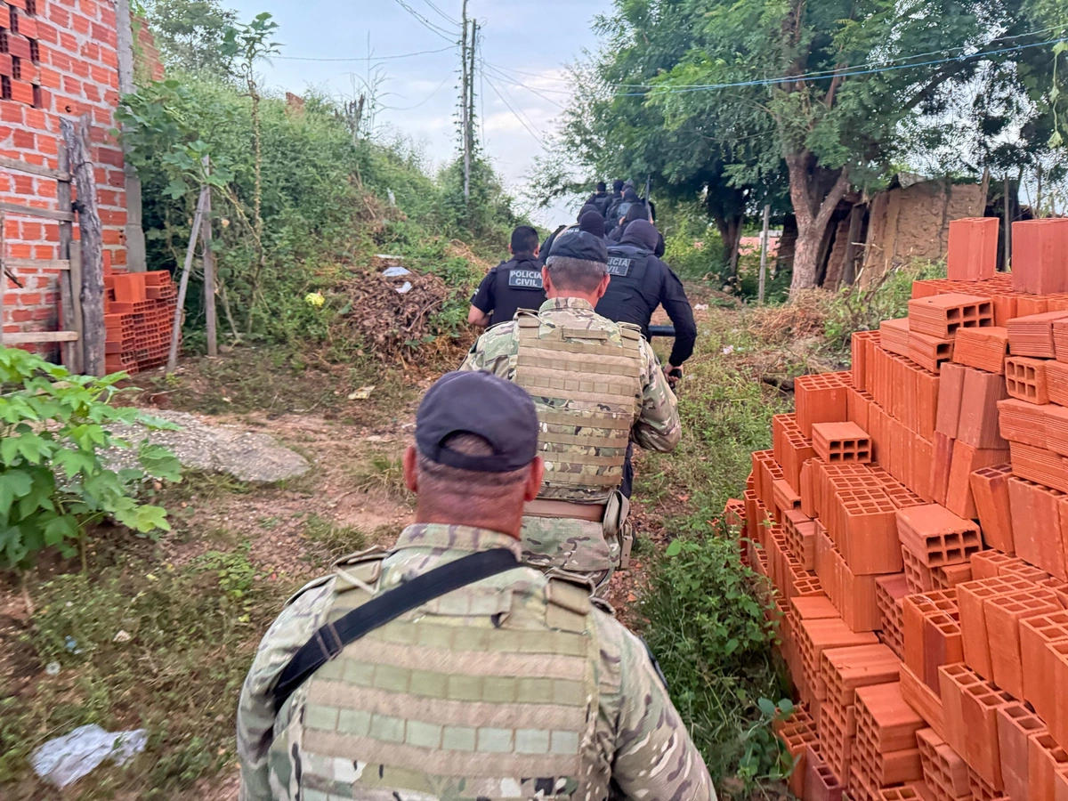 Operação policial em bairro de Teresina