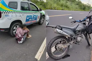 PM prende homem suspeito de série de roubos na zona rural de Teresina (Foto: Reprodução)