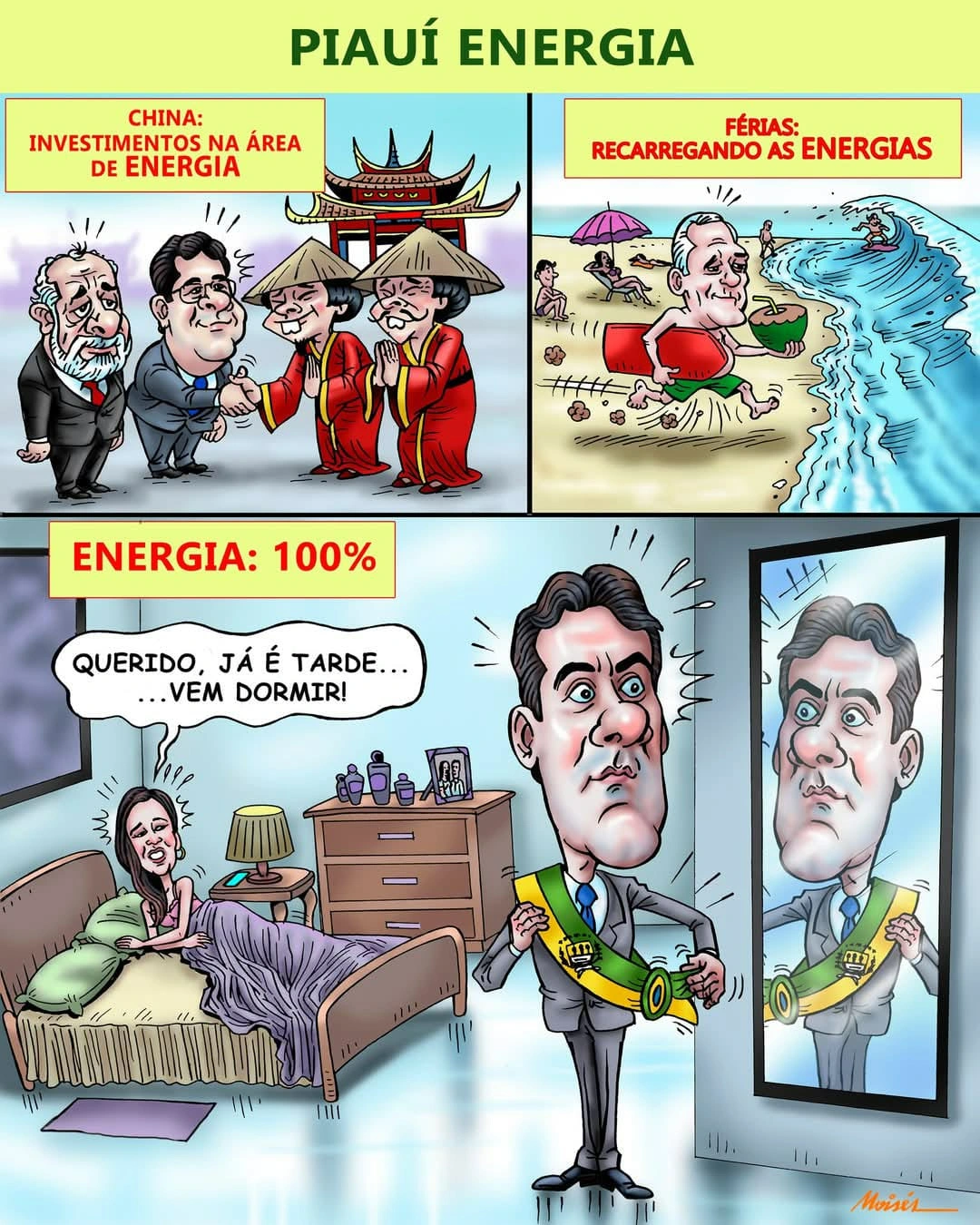 Idas e boas vindas aos investimentos e a boa política de casa