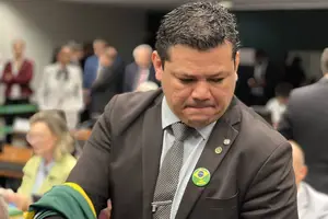 O deputado Gilvan da Federal (PL-ES) na sessão do Conselho de Ética que analisou o afastamento do mandato (Foto: Ranier Bragon)