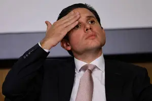 O presidente da Cãmara dos Deputados, Hugo Motta, durante cerimônia em Brasília (Foto: Ueslei Marcelino - 2.abr.2025/Reuters)