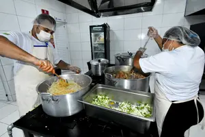 Refeição (Foto: Francisco Leal)