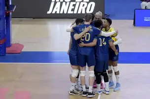 Brasil x Cuba. Liga das Nações de Vôlei Masculino 2025. (Foto: iimagem de reprodução)