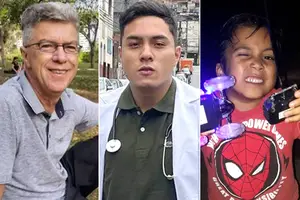 Clovis Marcondes de Souza, 70, foi morto com um tiro de um PM em uma rua no Tatuapé; Marco Aurélio Cardenas Acosta, 22, era aluno de medicina; Ryan da Silva Andrade Santos, 4, foi atingido enquanto brincava no Morro São Bento, em Santos (Foto: Arquivo pessoal;Reprodução)