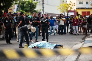 Edmilson da Costa Taveiro assassinado. Polícia começa investigação (Foto: Reprodução)