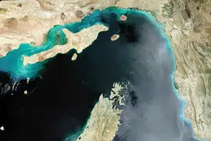 Estreito de Ormuz (Foto: Reprodução | Foto: Gallo Images / Copernicus Sentinel 2017/ Orbital Horizon)