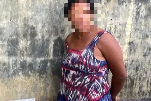 Mulher presa por furto de joias 04-06-25 (Foto: SSP-PI)
