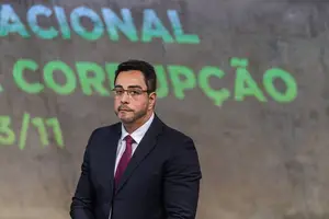 O juiz Marcelo Bretas durante evento sobre combate à corrupção na FGV, no Rio de Janeiro, em 2018 (Foto: Ricardo Borges)