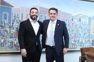 Prefeito de Parnaíba Francisco Emanuel e senador Ciro Nogueira (Foto: Reprodução)