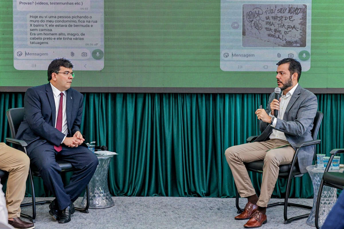 Rafael Fonteles e o Delegado Anchieta Nery