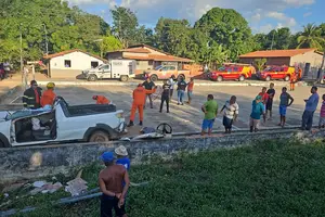 Veículo de acidente de Palmeirais (Foto: Sgt Johnson)