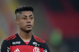Bruno Henrique, atacante do Flamengo (Foto: Reprodução | Thiago Ribeiro/AGIF)