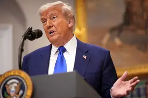 Donald Trump, presidente dos Estados Unidos (Foto: Reprodução | Andrew Harnik/Getty Images)