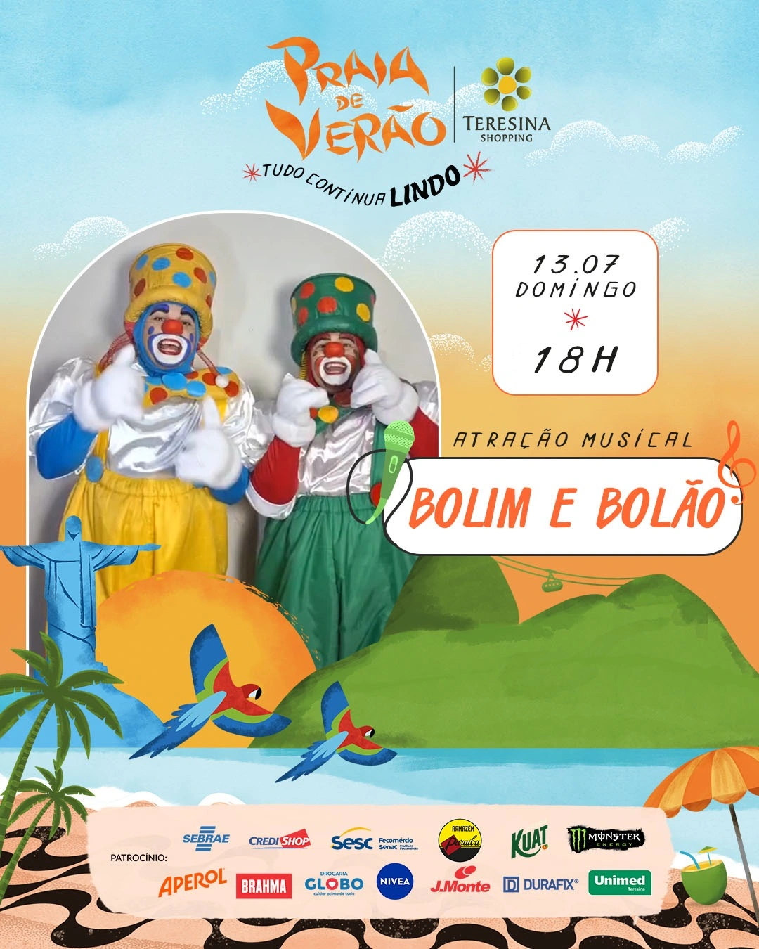 Fim de semana tem rock, shows e diversão garantida na Praia de Verão do Teresina