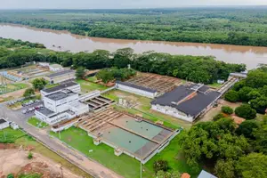 Maior estação de tratamento de água de Teresina terá parada programada neste domingo (Foto: Aguas de Teresina)