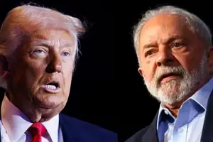 Presidentes Donald Trump e Luiz Inácio Lula da Silva (Foto: Reprodução | Colagem com fotos de EFE/EPA/Aaron Schwartz/POOL e Marcelo Camargo/Agência Brasil)