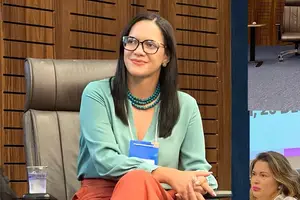 Vice-prefeita de José de Freitas, Andreia Ferreira (Foto: Reprodução)
