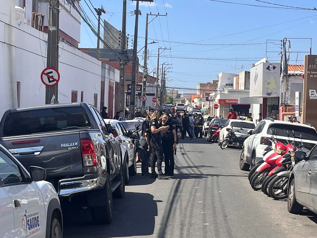 Assassinato no centro de Teresina mobiliza a polícia