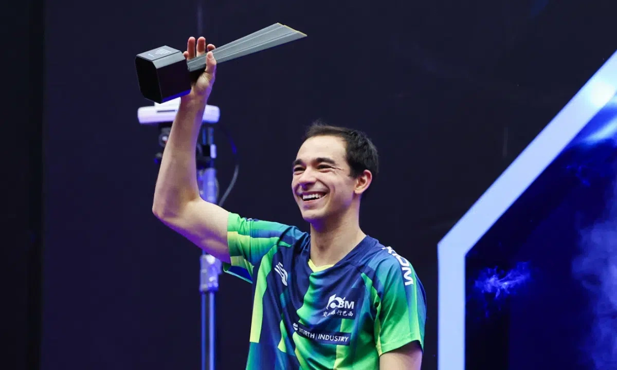 Hugo Calderano conquista terceiro titulo seguido no circuito