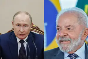 Líder russo agradeceu empenho do Brasil e Lula reforçou defesa do diálogo e solução pacífica (Foto: Reproducao)