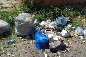 Lixo na cidade (Foto: Reprodução)