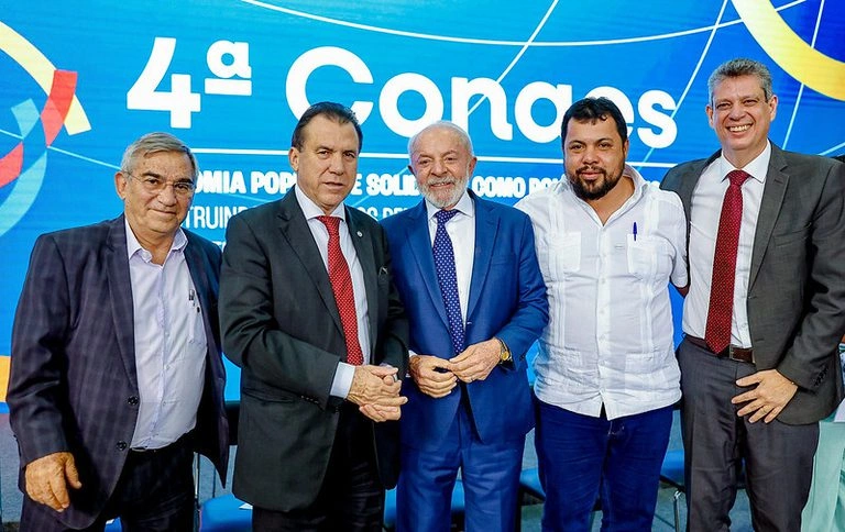Lula em evento sobre economia solidária