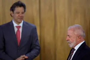 O presidente Lula e o ministro da Fazenda, Fernando Haddad (Foto: Adriano Machado)