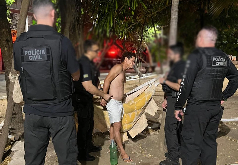 O suspeito, identificado como Francisco Alves Silva Júnior, de 37 anos