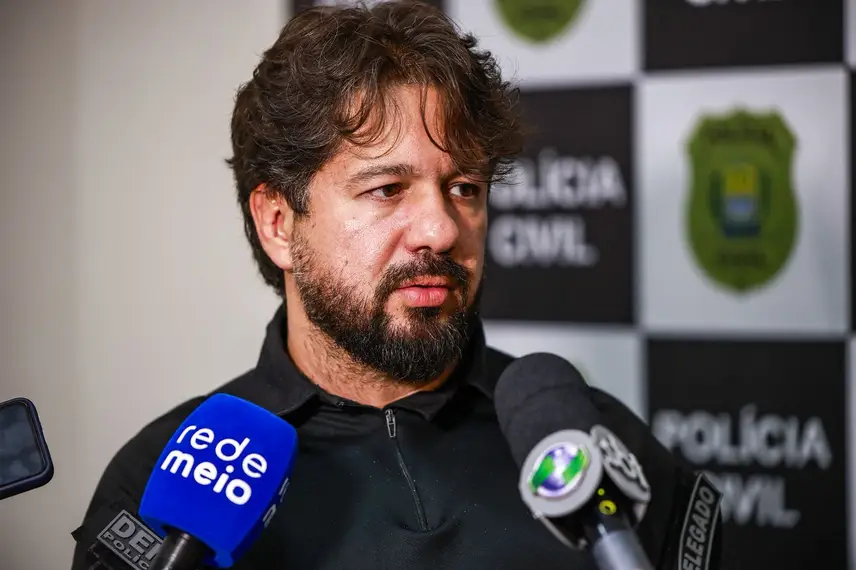 Samuel Silveira em coletiva Samuel Silveira em coletiva