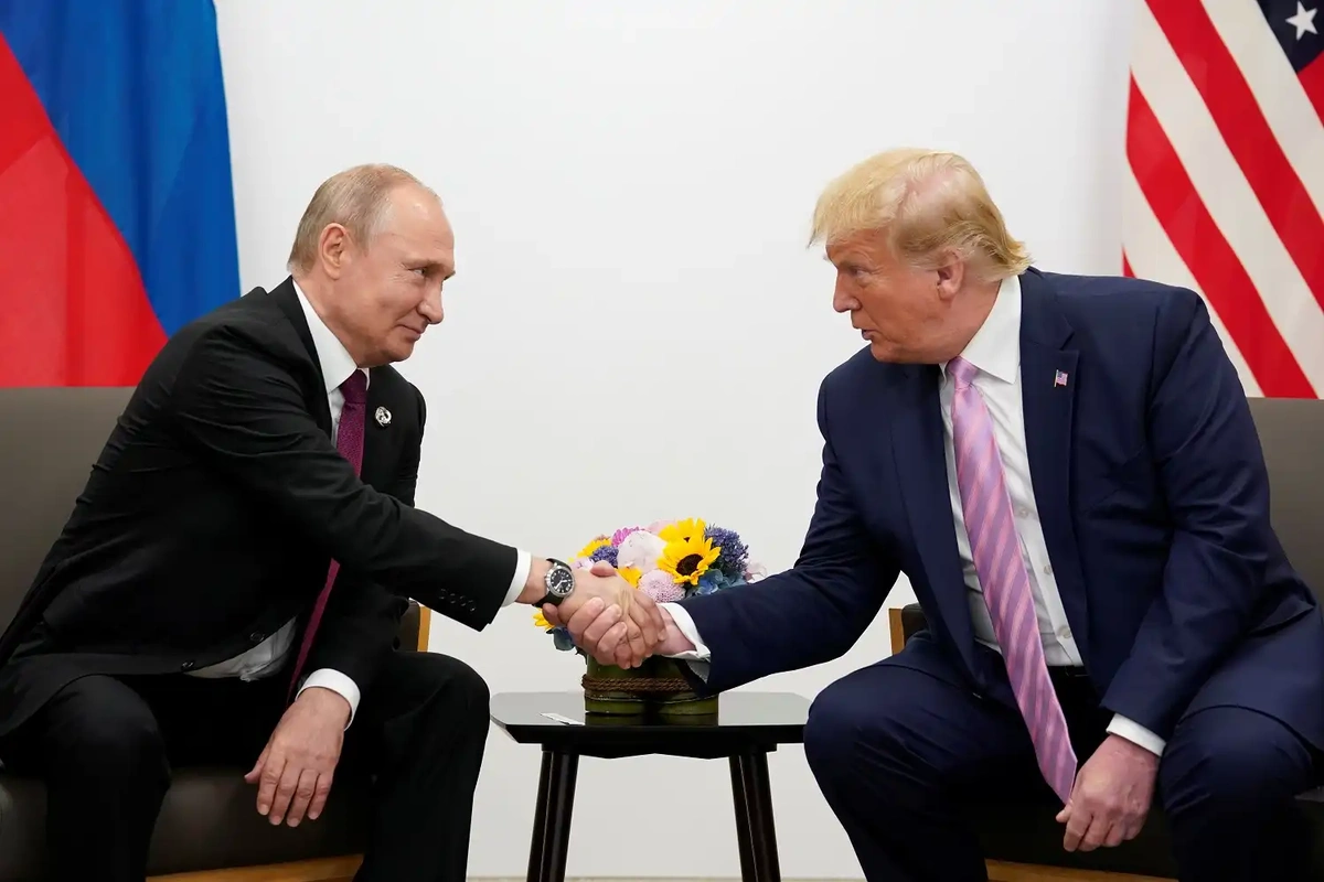 Vladimir Putin, presidente da Rússia, e Donald Trump, presidente dos Estados Unidos