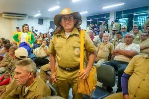 Agente de Saúde com fardamento novo em Timon-MA (Foto: Reprodução)