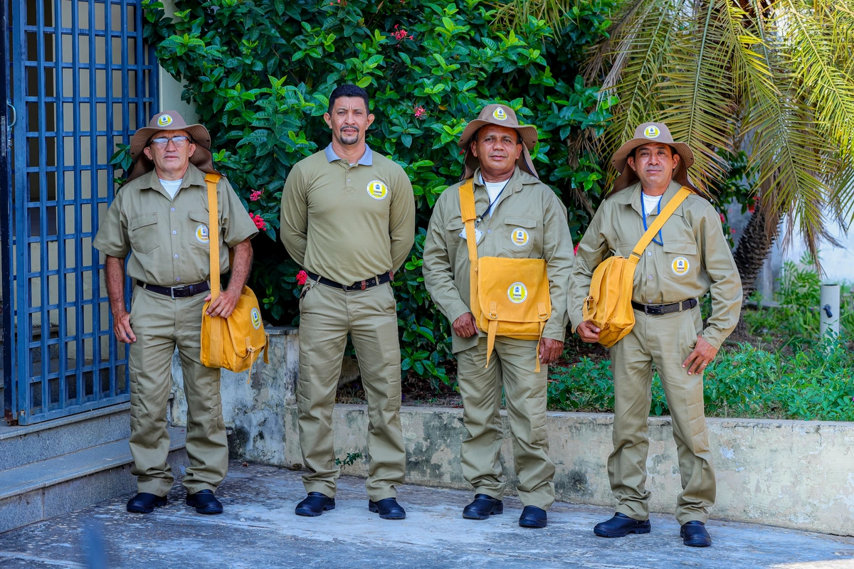 Agente de Saúde com fardamento novo em Timon-MA