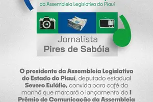 Alepi lança 1º Prêmio de Comunicação Jornalista Pires de Sabóia nesta terça-feira (Foto: ALEPI)