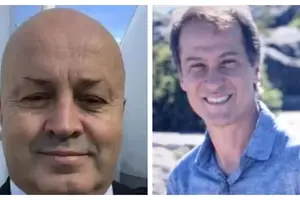 Antônio Carlos Camilo Antunes, conhecido como o 'careca do INSS', e o empresário Maurício Camisotti (Foto: Reprodução | TV Globo)